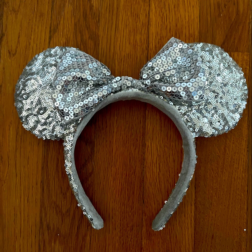Silver Sparkle Disney Ears